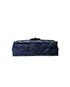 Paris-Dubai Denim Flap Bag, top view